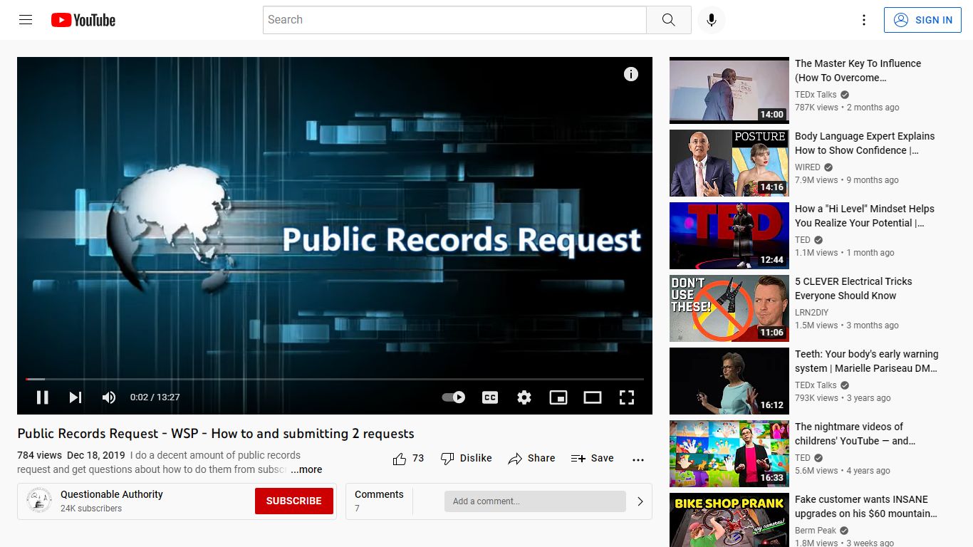 Public Records Request - WSP - How to and submitting 2 ...